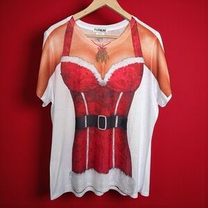 Festive Funny Santa Baby Costume T-Shirt